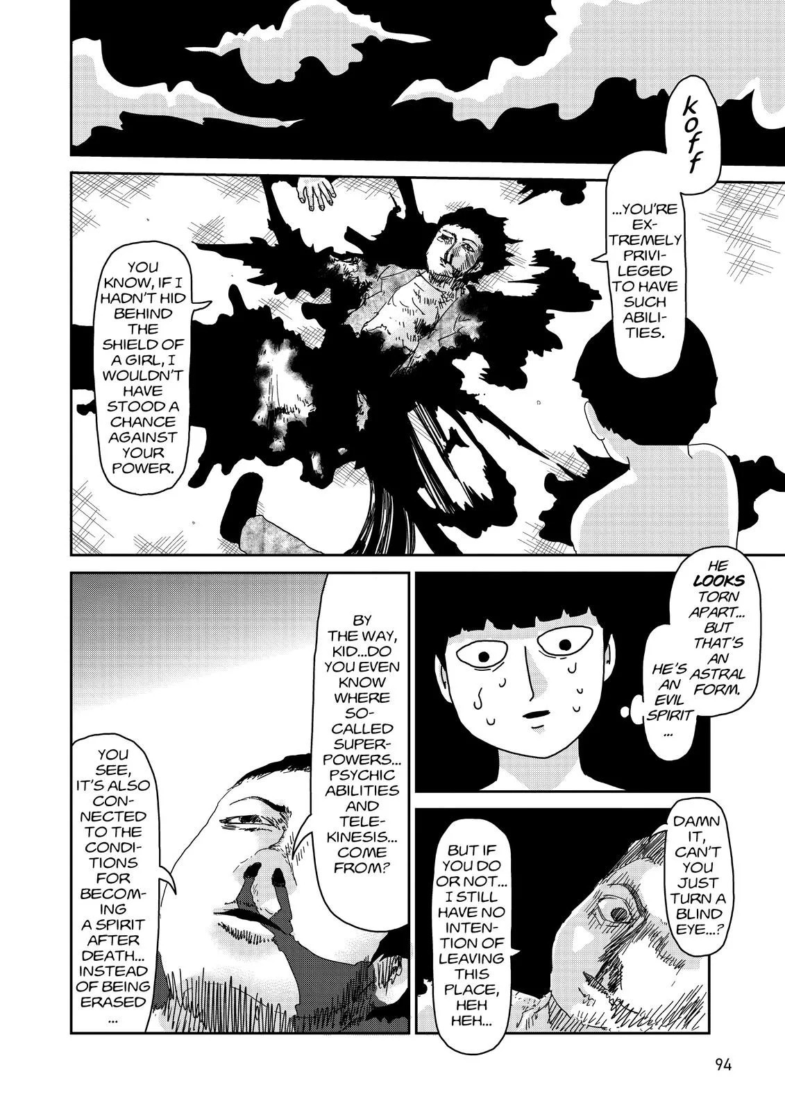 Mob Psycho 100, chapter 63, page 35