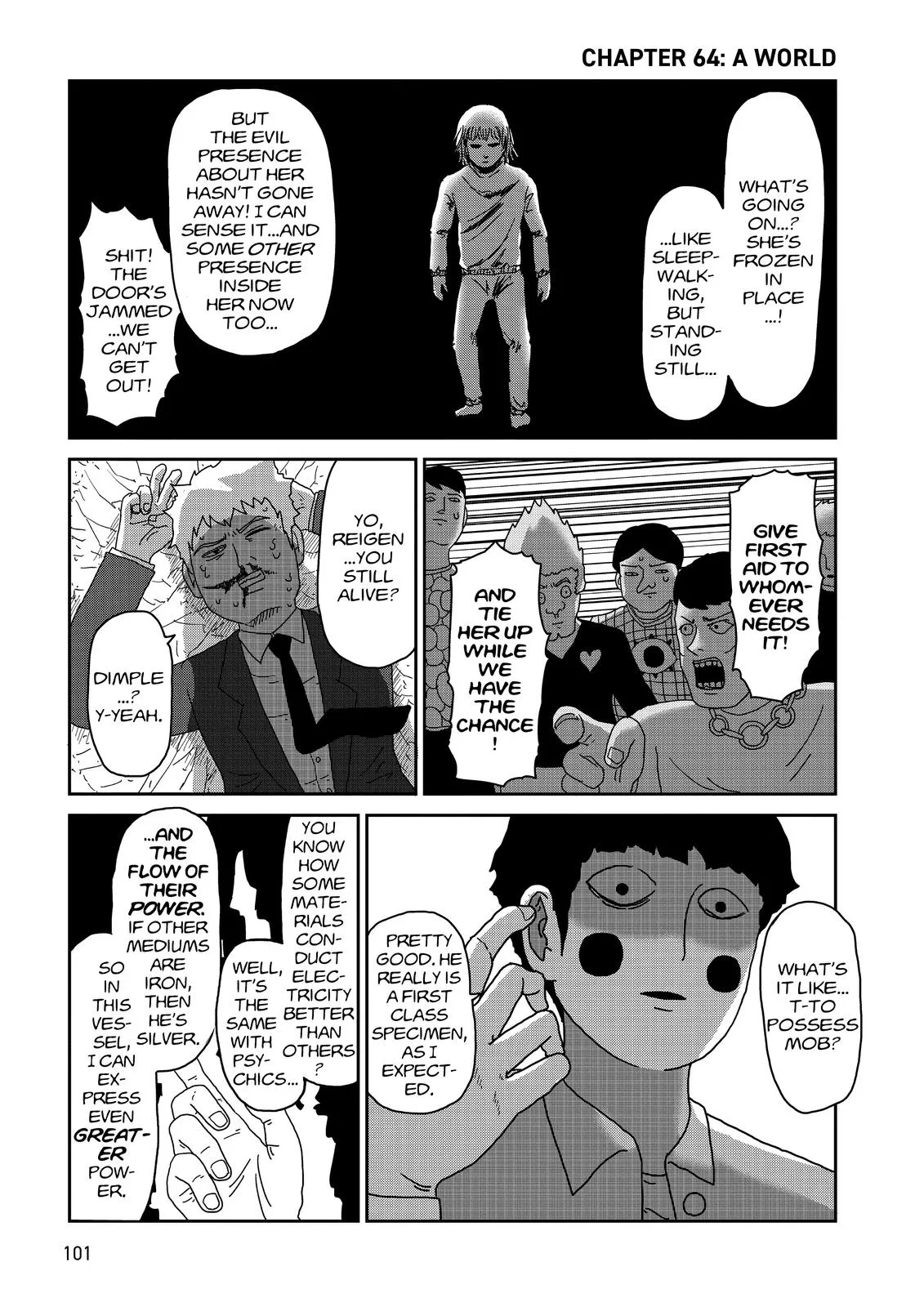 Mob Psycho 100, chapter 64, page 1