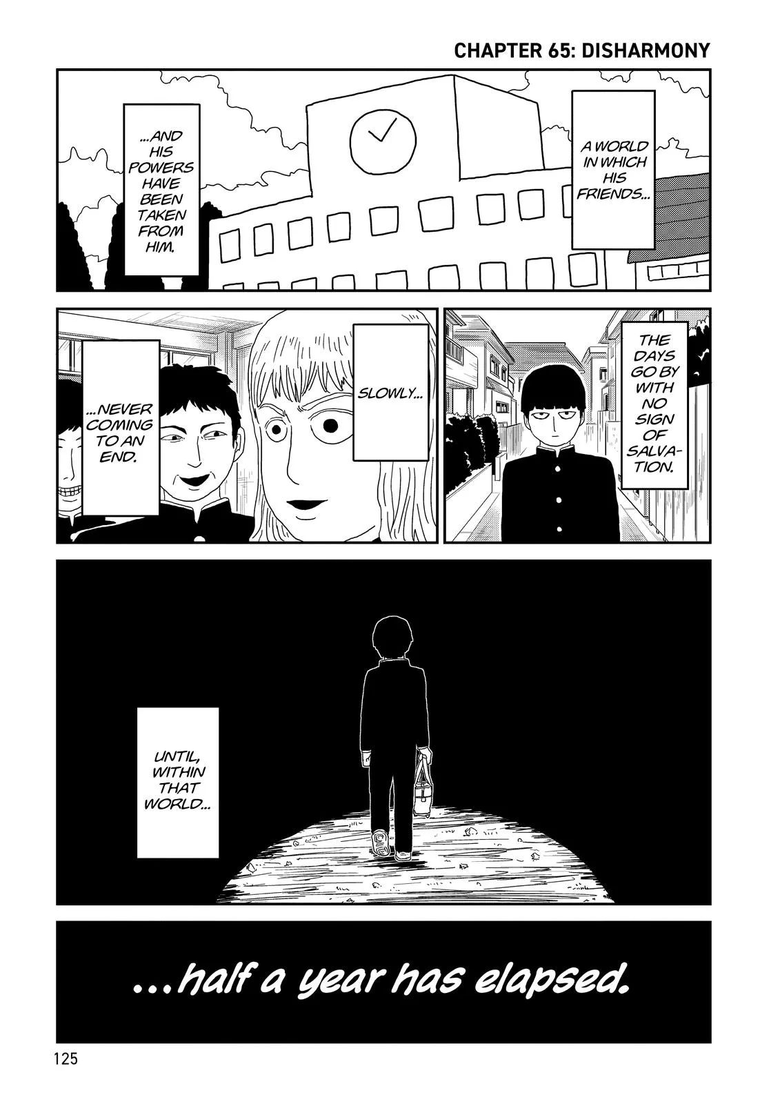 Mob Psycho 100, chapter 65, page 1