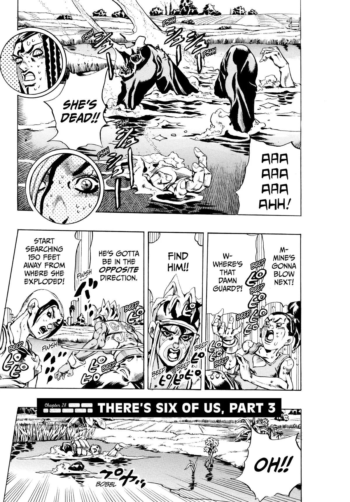 JoJo's Bizarre Adventure - Part 6 - Stone Ocean, chapter 28, page 1