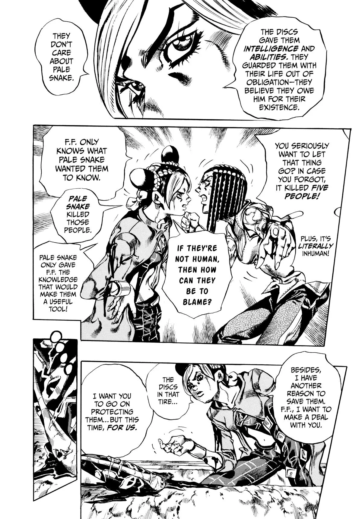 JoJo's Bizarre Adventure - Part 6 - Stone Ocean, chapter 32, page 17