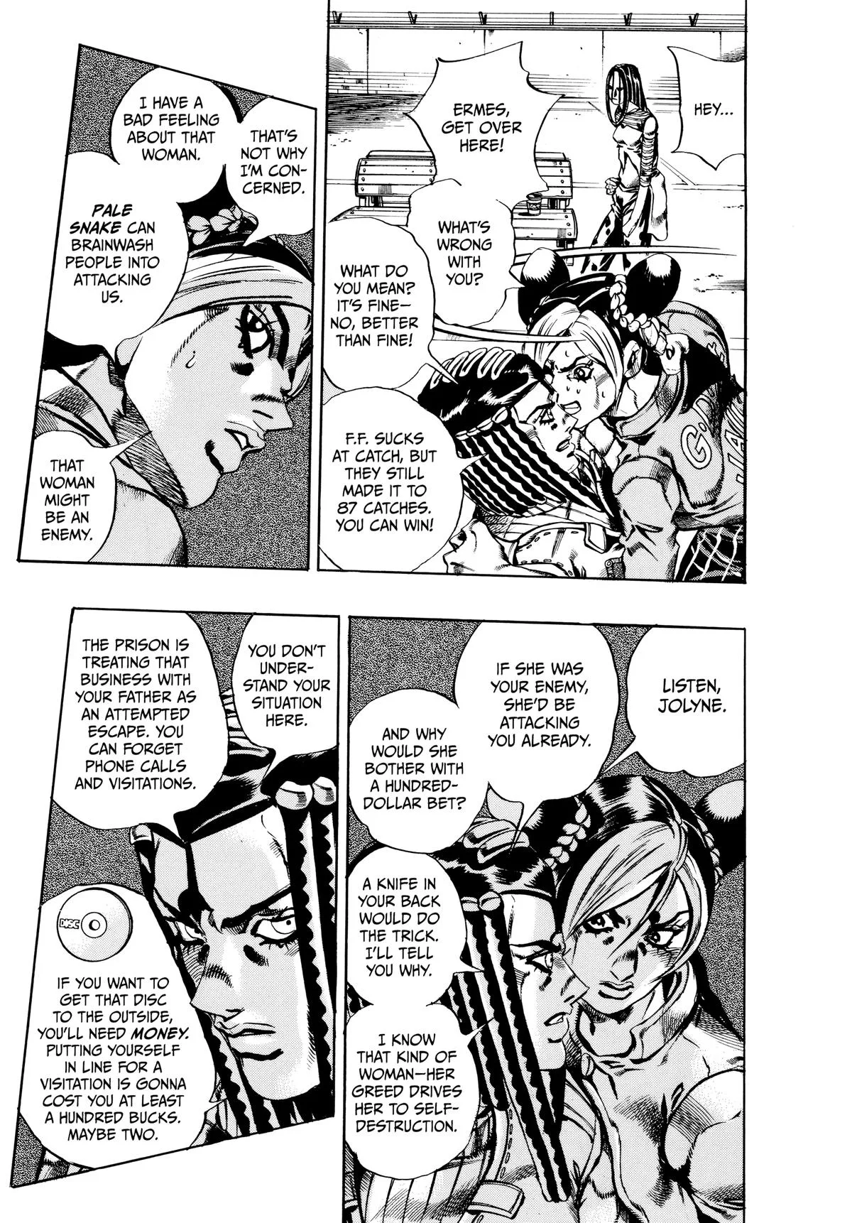 JoJo's Bizarre Adventure - Part 6 - Stone Ocean, chapter 35, page 4