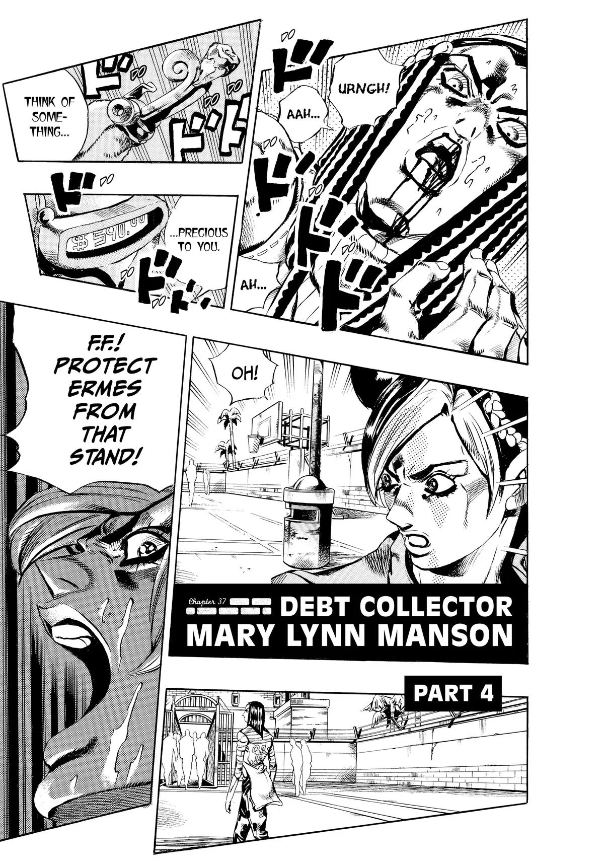 JoJo's Bizarre Adventure - Part 6 - Stone Ocean, chapter 37, page 4