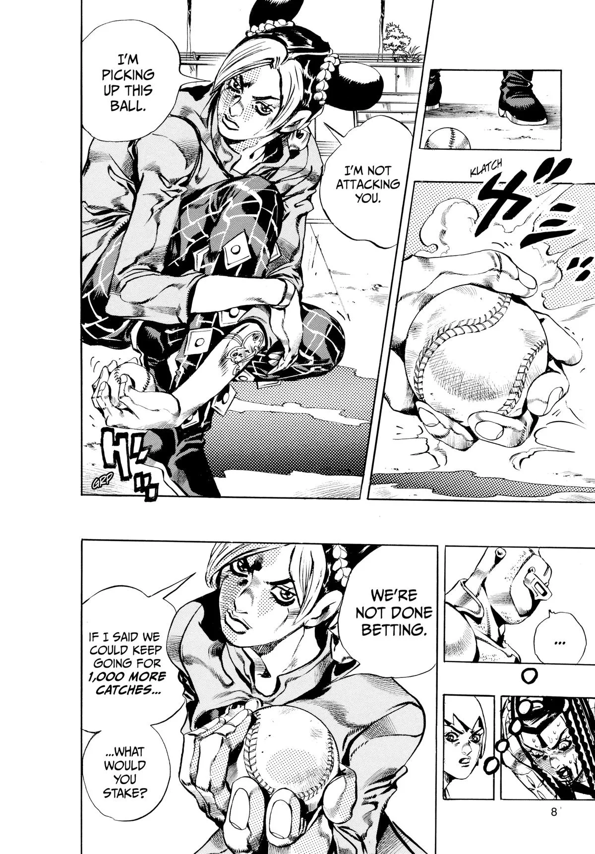 JoJo's Bizarre Adventure - Part 6 - Stone Ocean, chapter 37, page 8