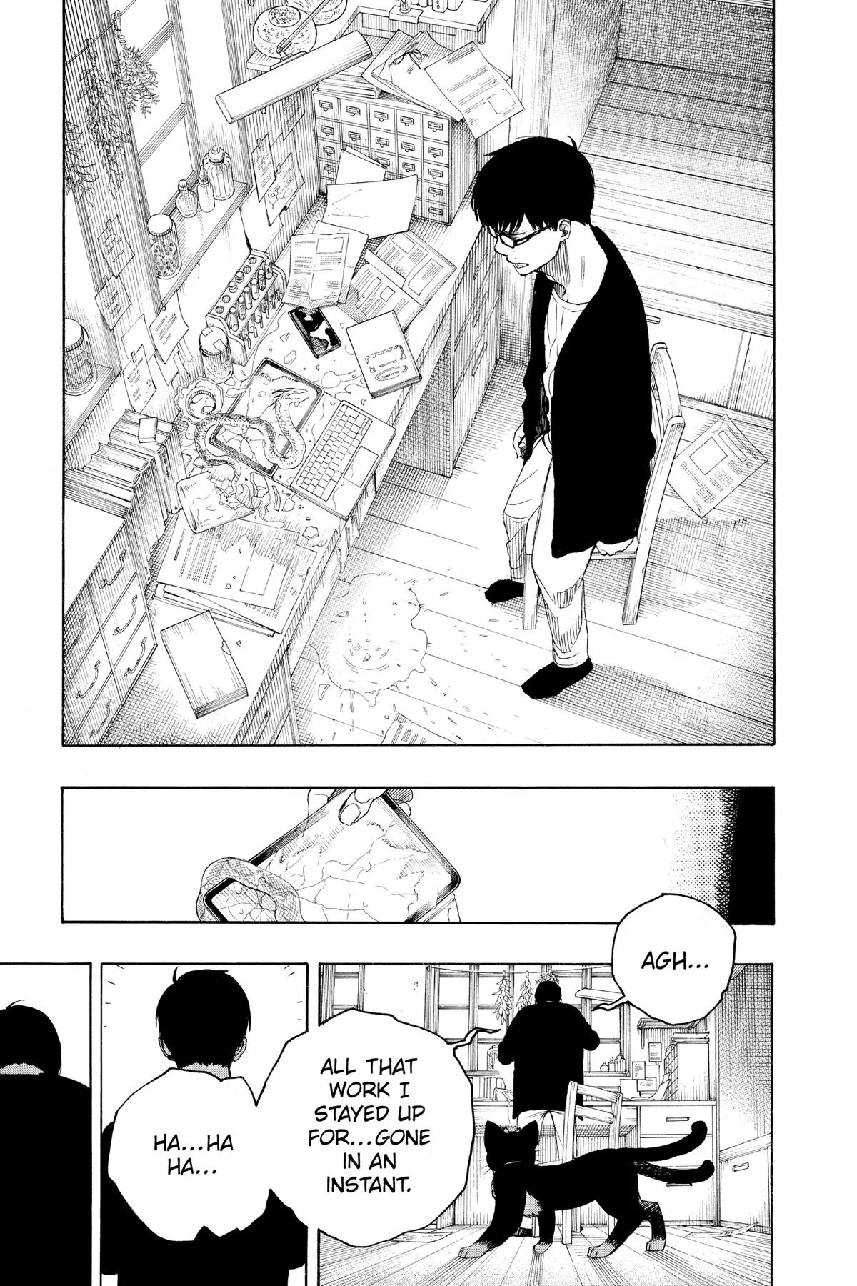 Blue Exorcist, chapter 140.5, page 11