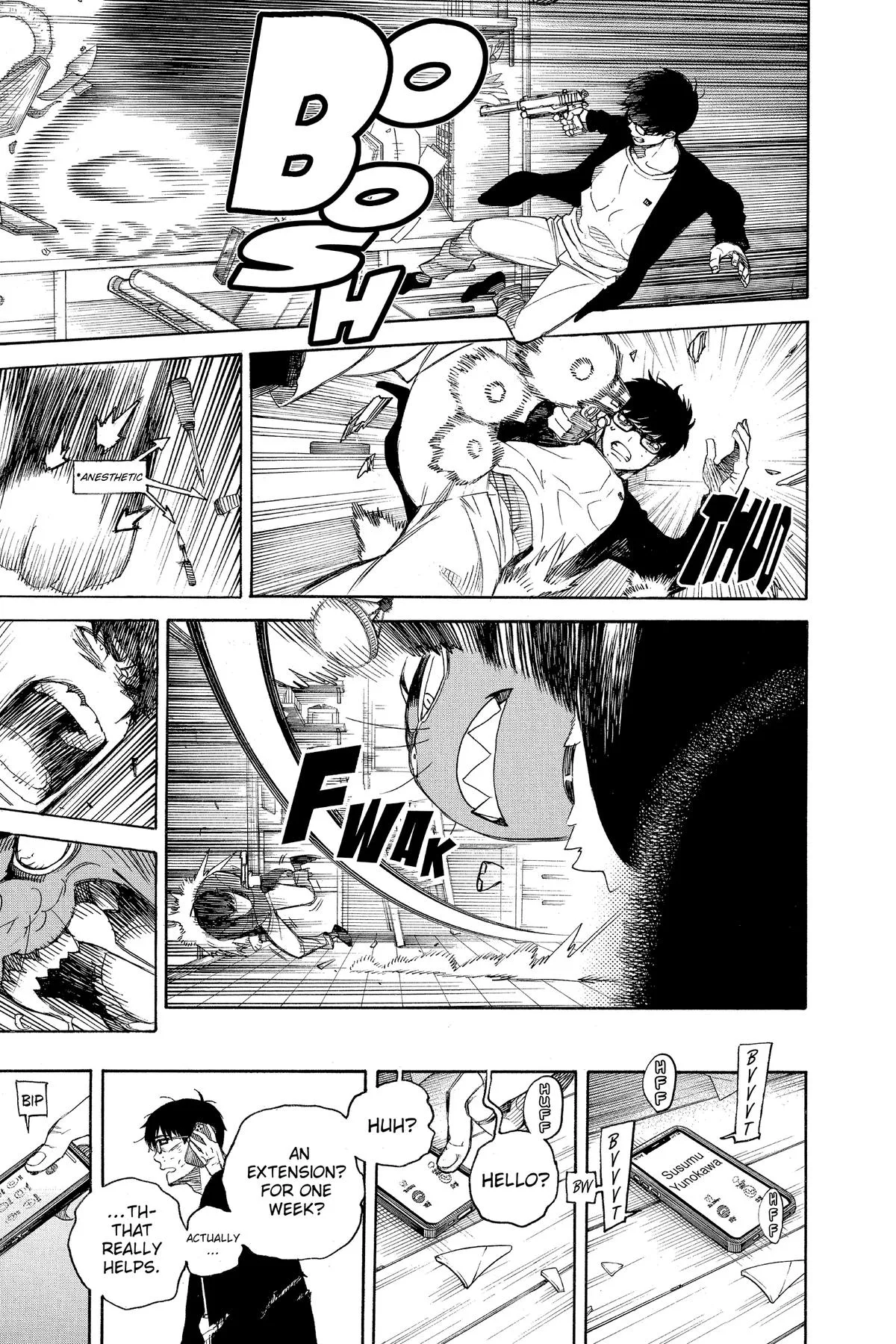 Blue Exorcist, chapter 140.5, page 13