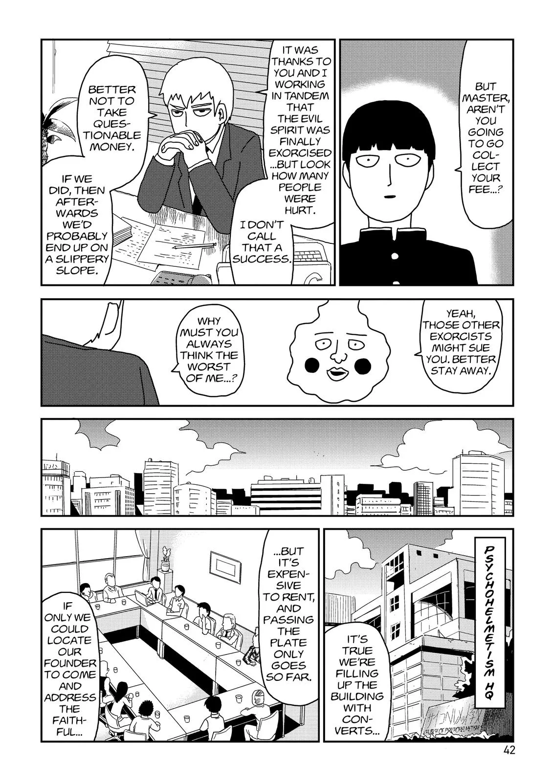 Mob Psycho 100, chapter 67, page 41