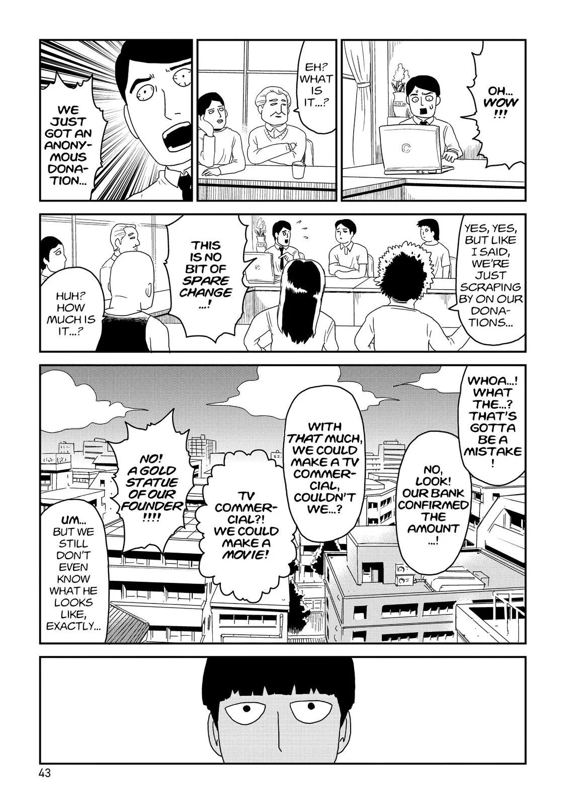 Mob Psycho 100, chapter 67, page 42