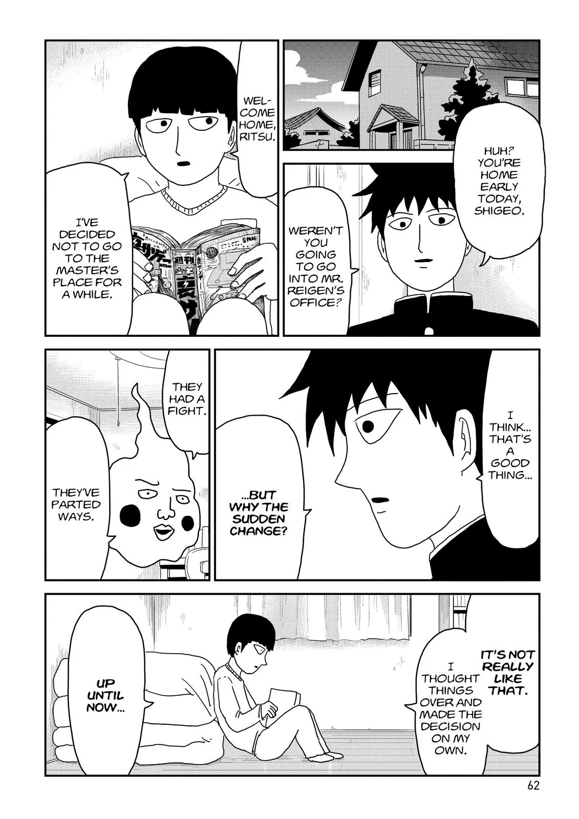 Mob Psycho 100, chapter 69, page 2
