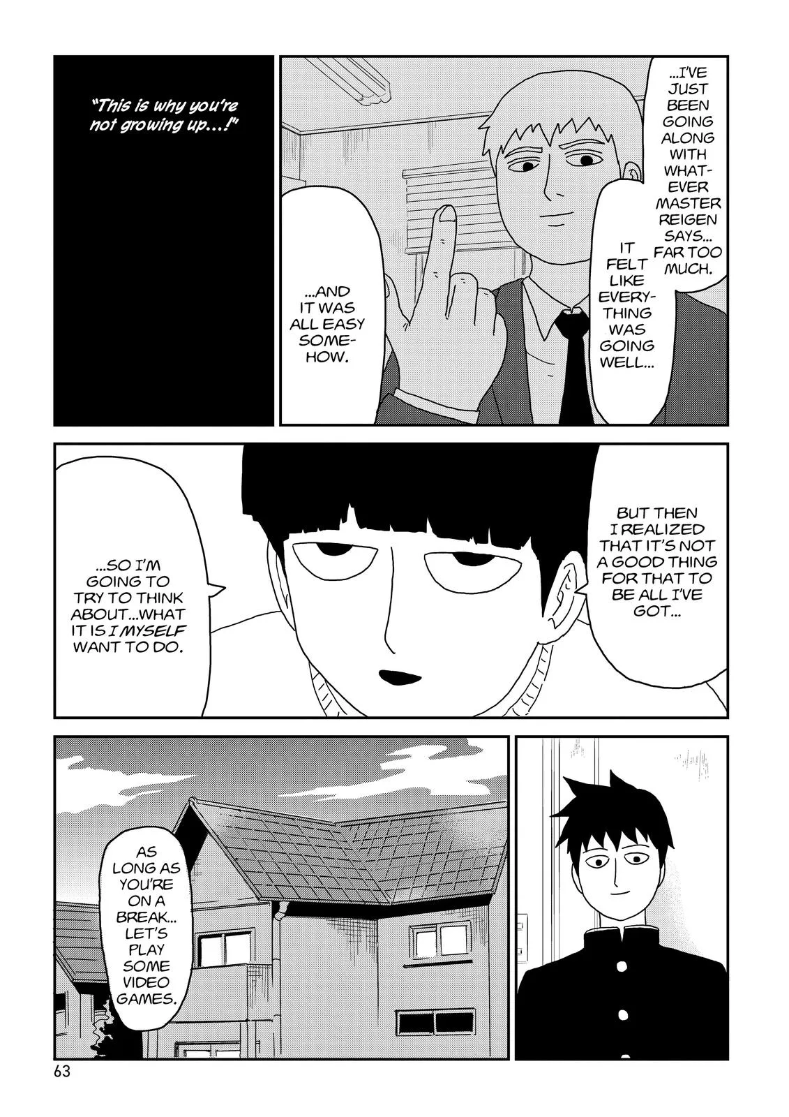 Mob Psycho 100, chapter 69, page 3