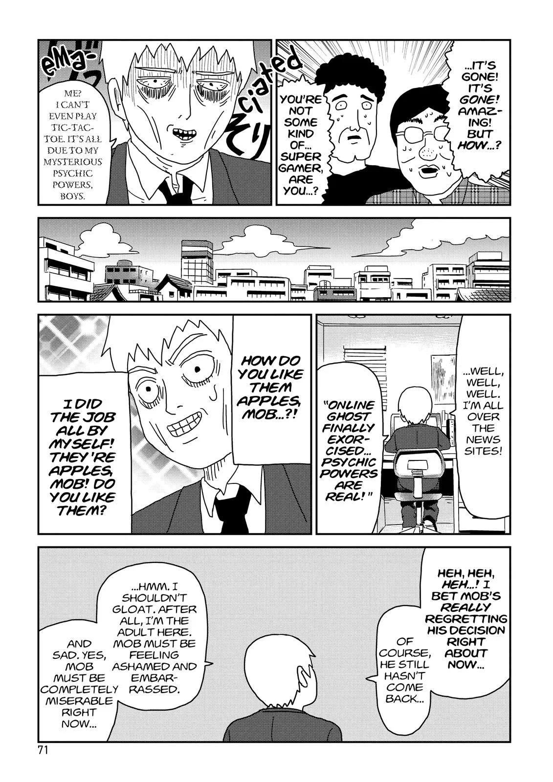 Mob Psycho 100, chapter 69, page 11