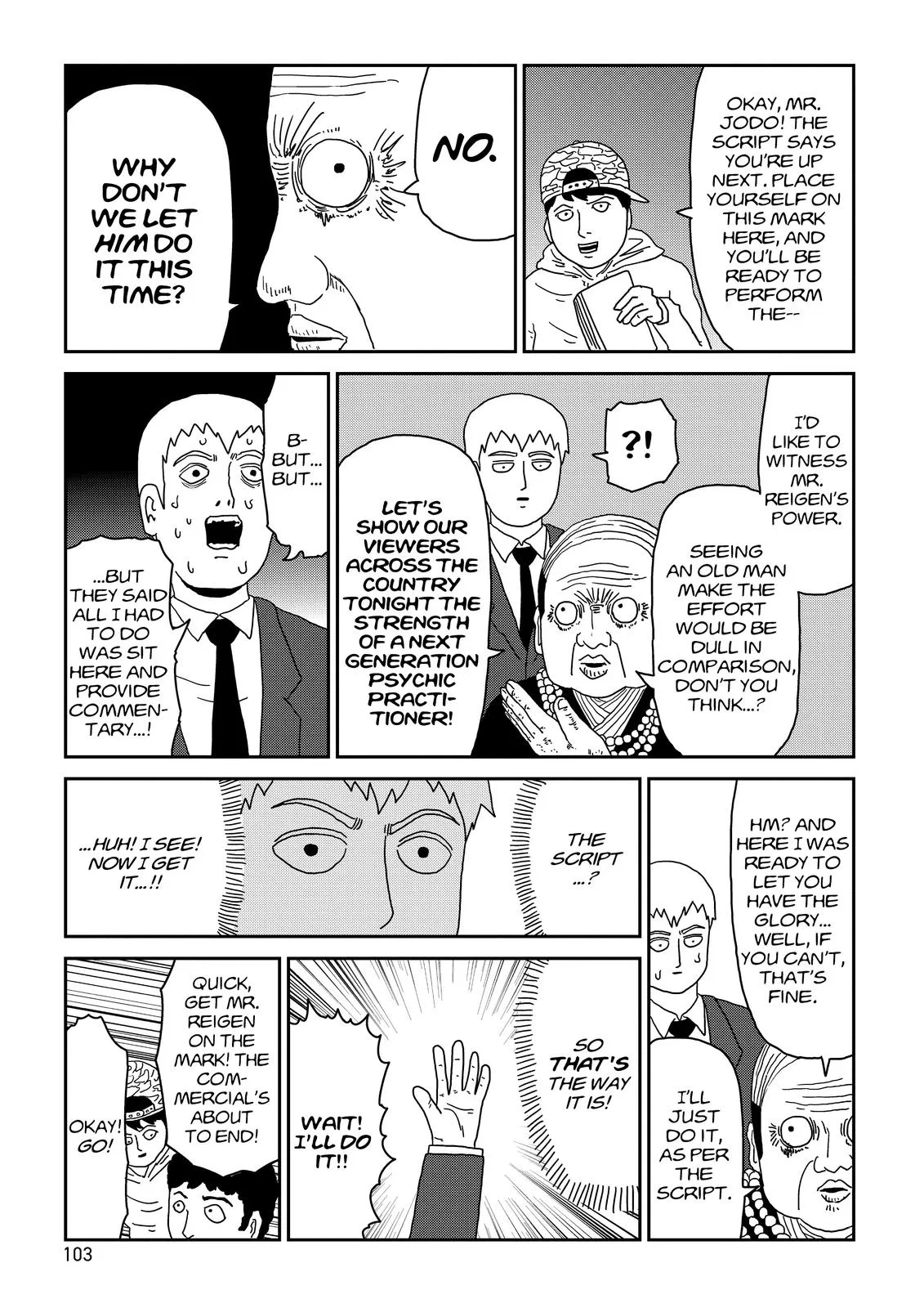 Mob Psycho 100, chapter 71, page 9