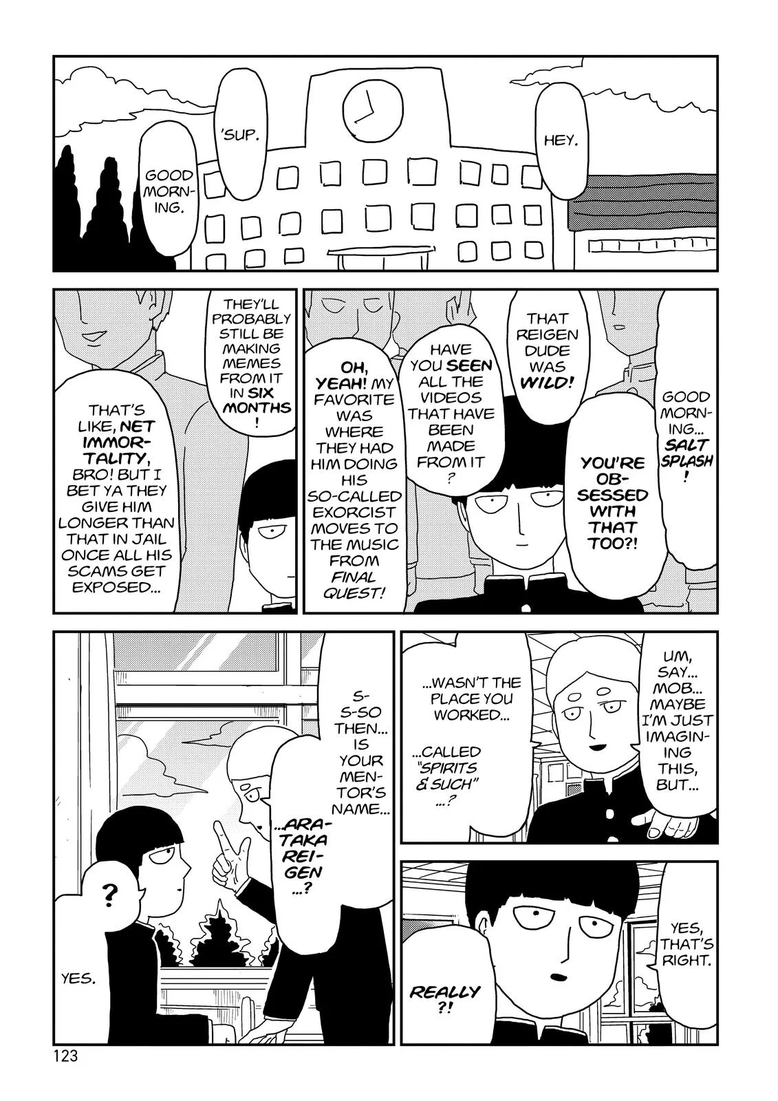Mob Psycho 100, chapter 72, page 13