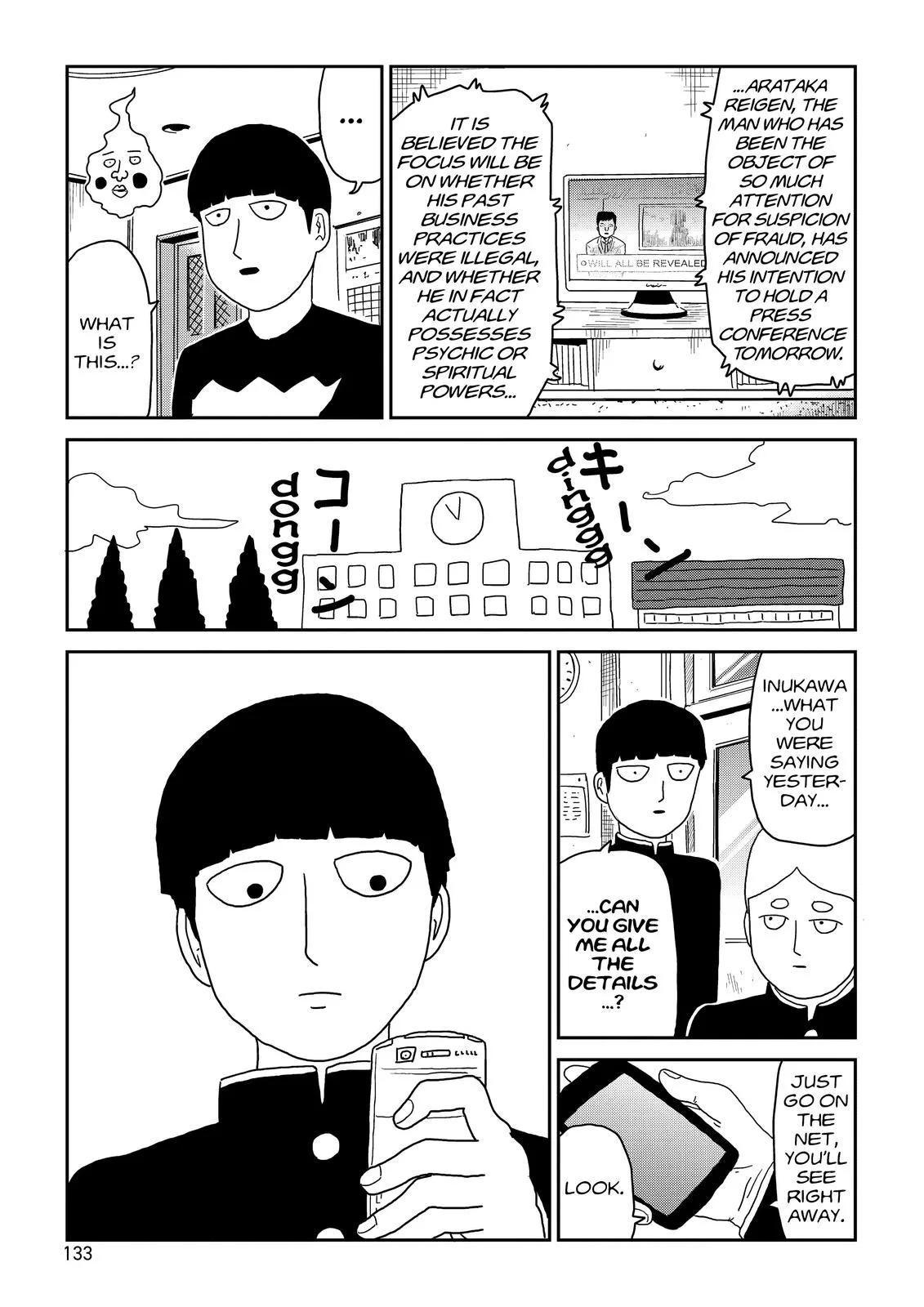 Mob Psycho 100, chapter 72, page 23
