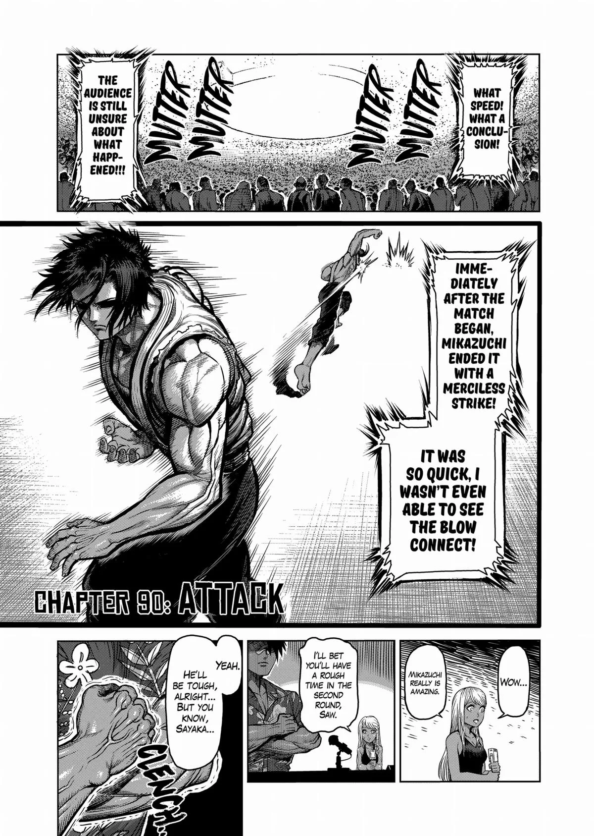Kengan Ashura, chapter 90, page 1