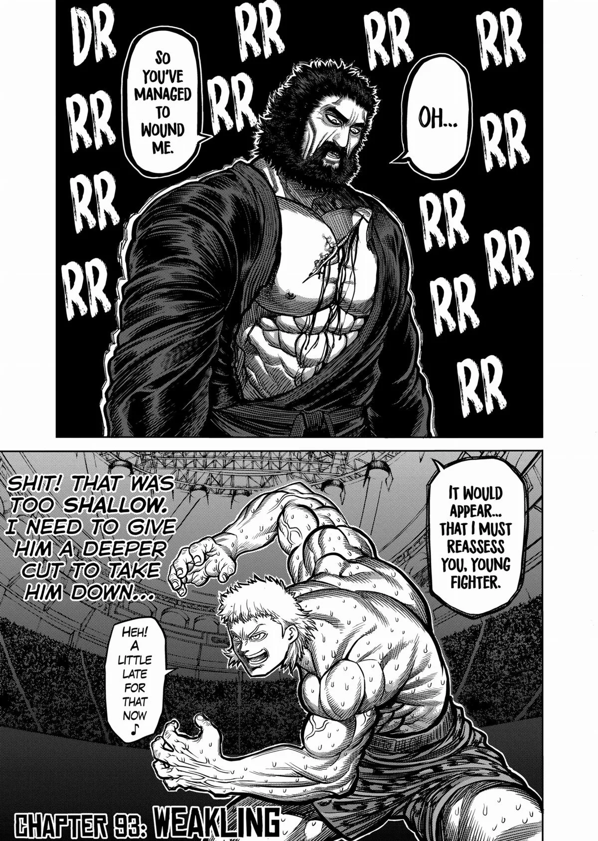 Kengan Ashura, chapter 93, page 1