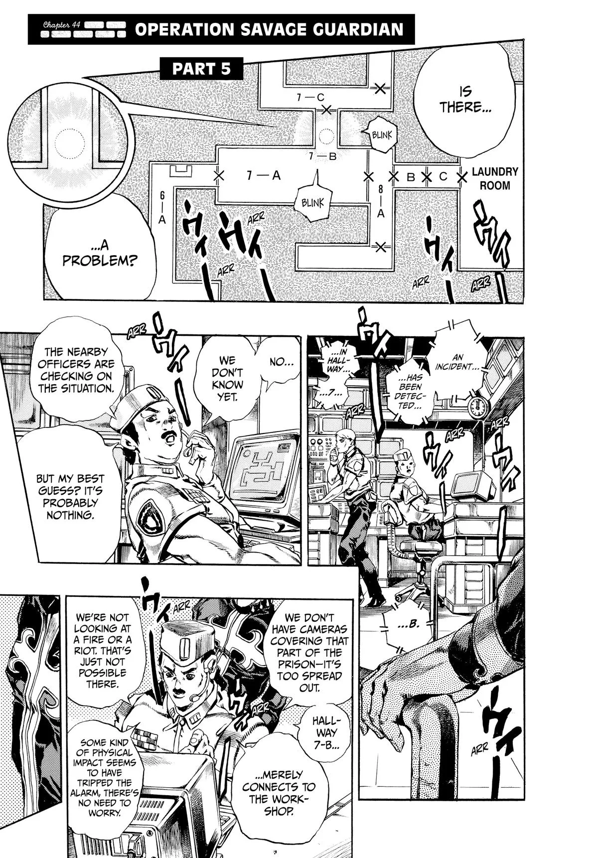 JoJo's Bizarre Adventure - Part 6 - Stone Ocean, chapter 44, page 1