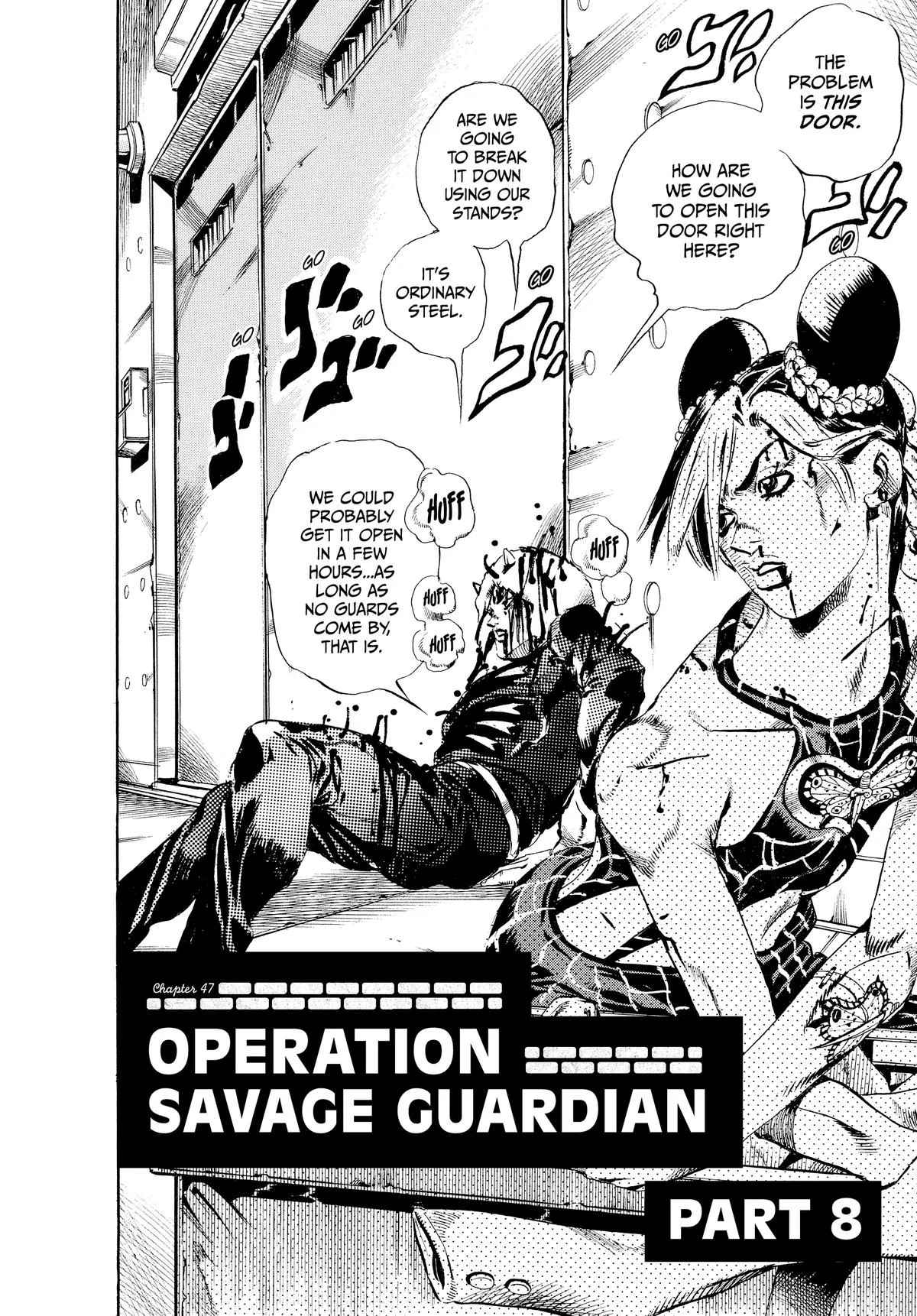JoJo's Bizarre Adventure - Part 6 - Stone Ocean, chapter 47, page 1