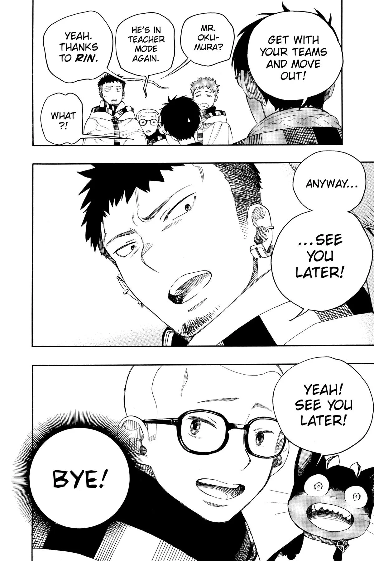 Blue Exorcist, chapter 145, page 28