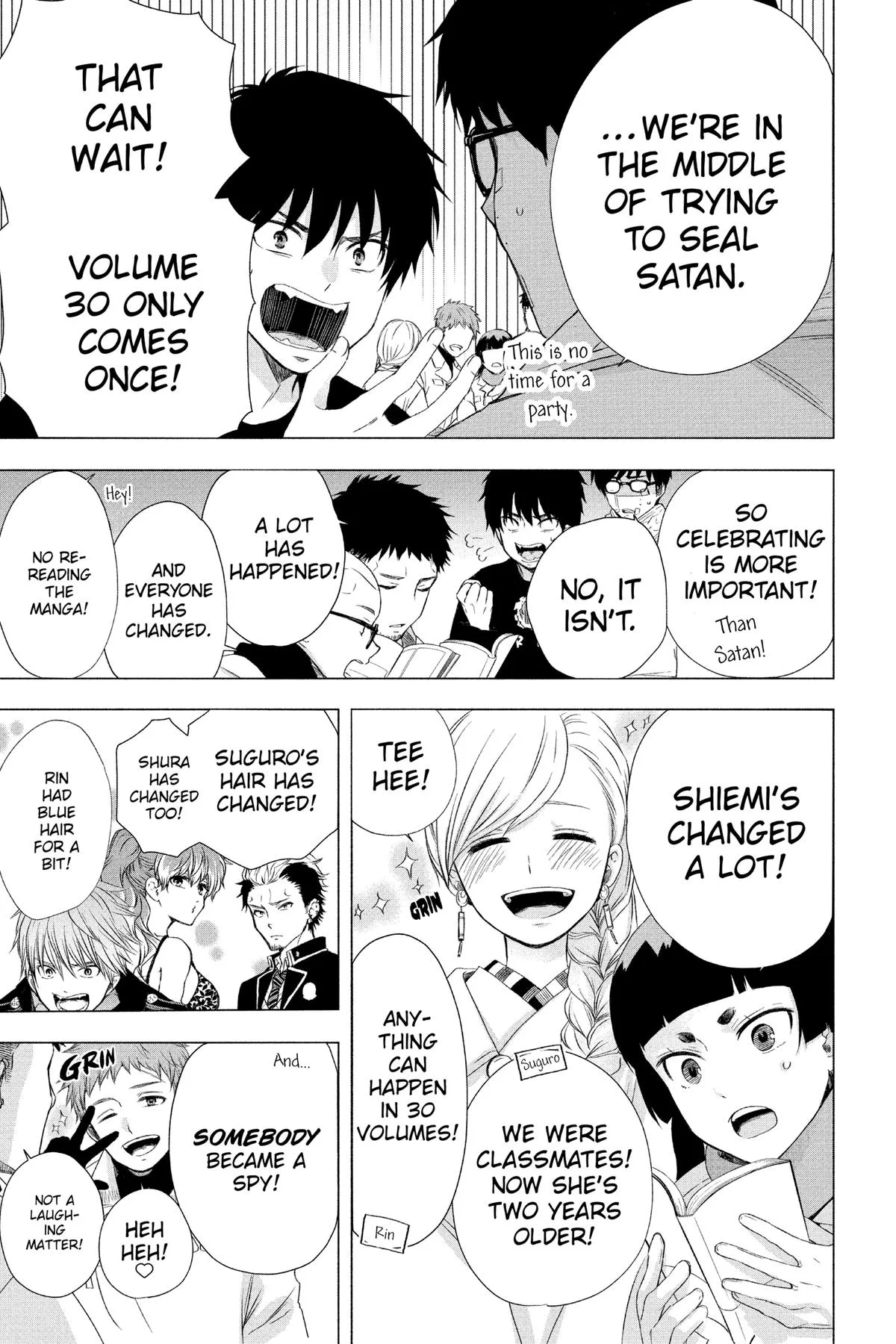 Blue Exorcist, chapter 145.5, page 2