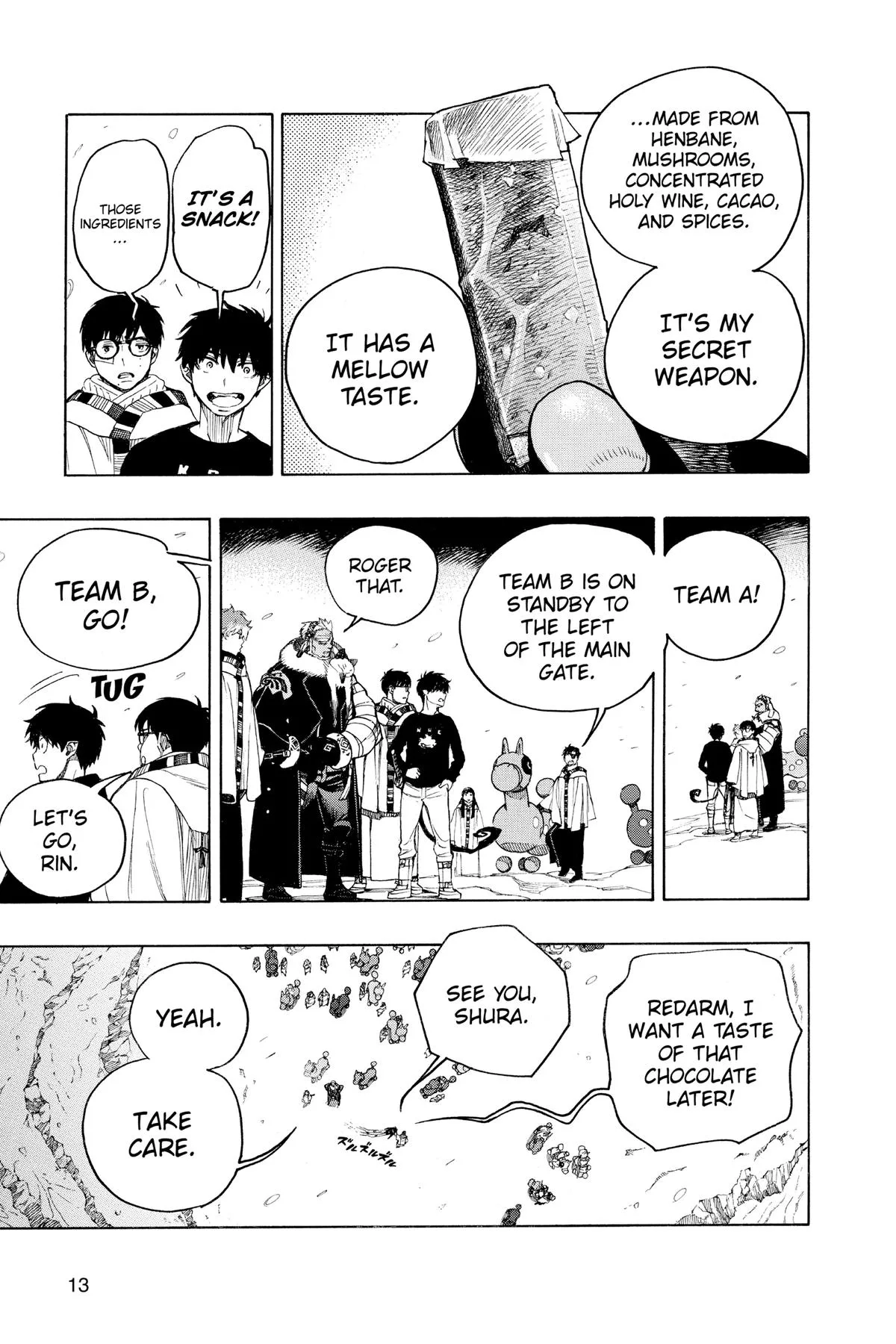 Blue Exorcist, chapter 146, page 13