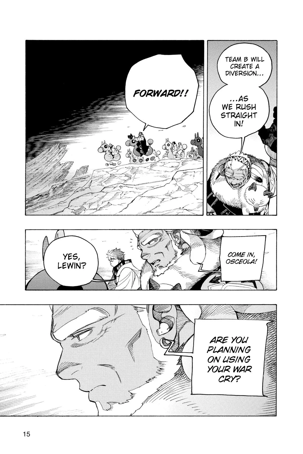 Blue Exorcist, chapter 146, page 15