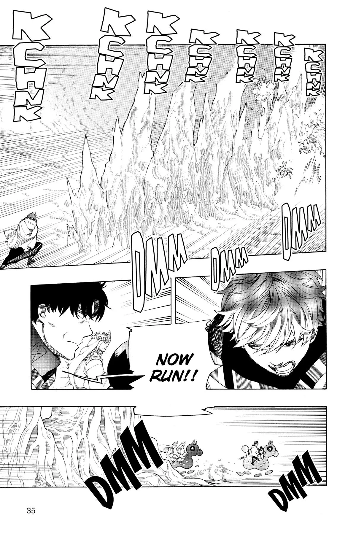 Blue Exorcist, chapter 146, page 34