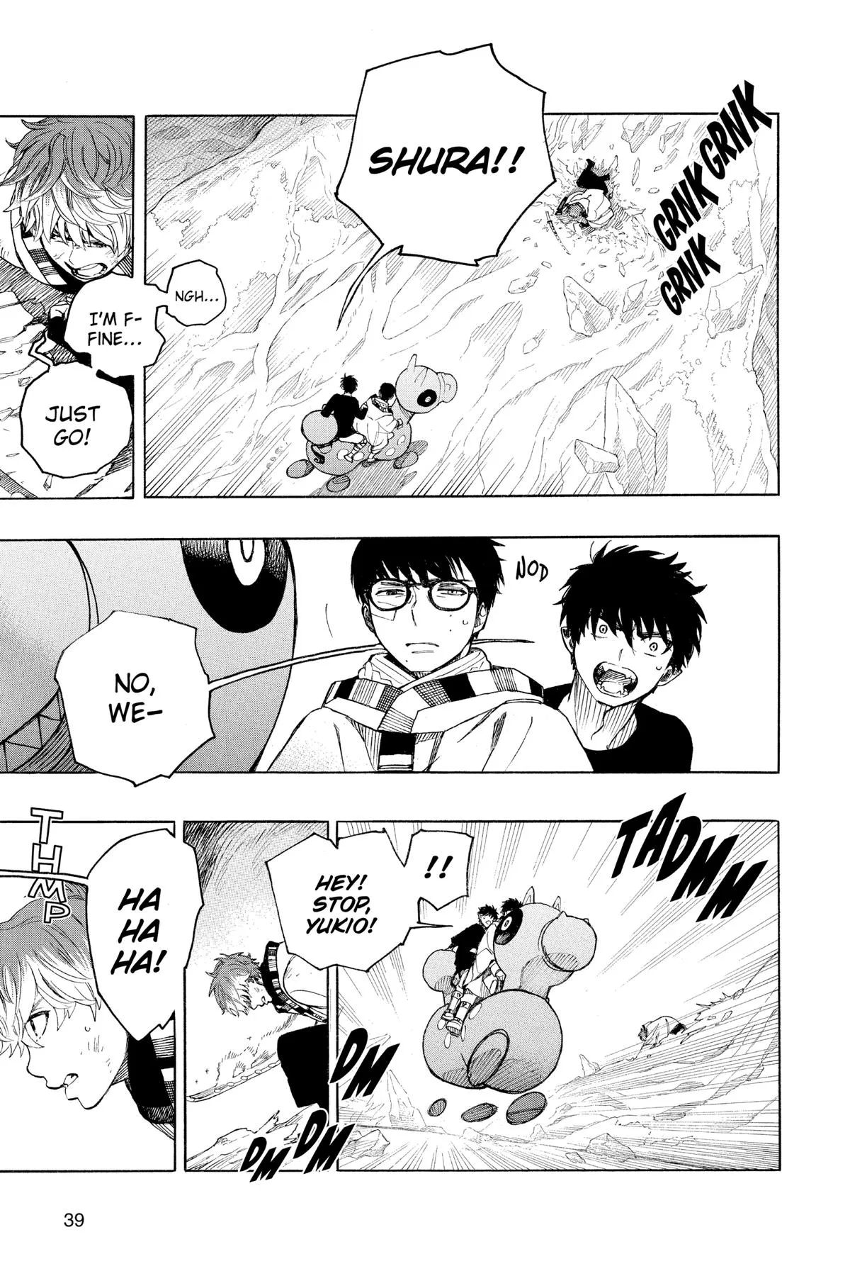 Blue Exorcist, chapter 146, page 38