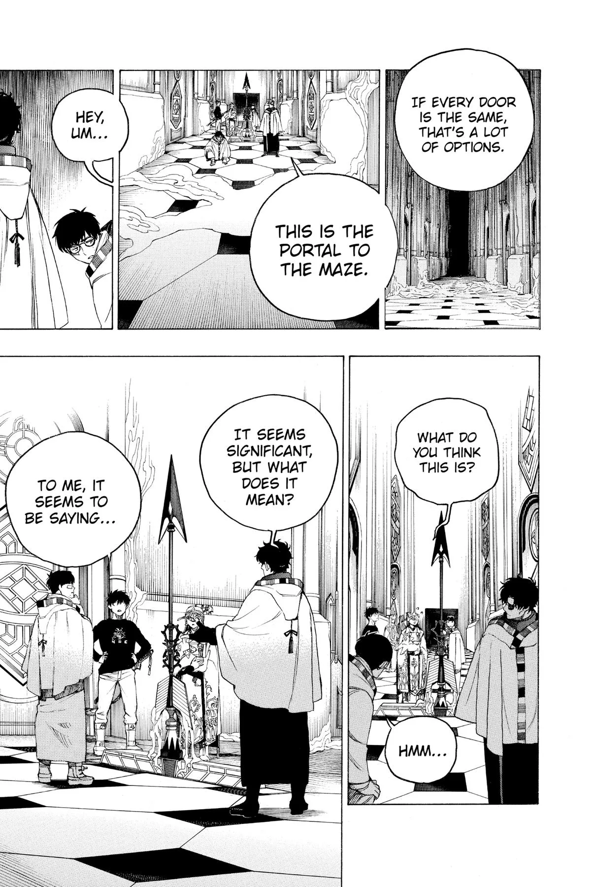 Blue Exorcist, chapter 150, page 9