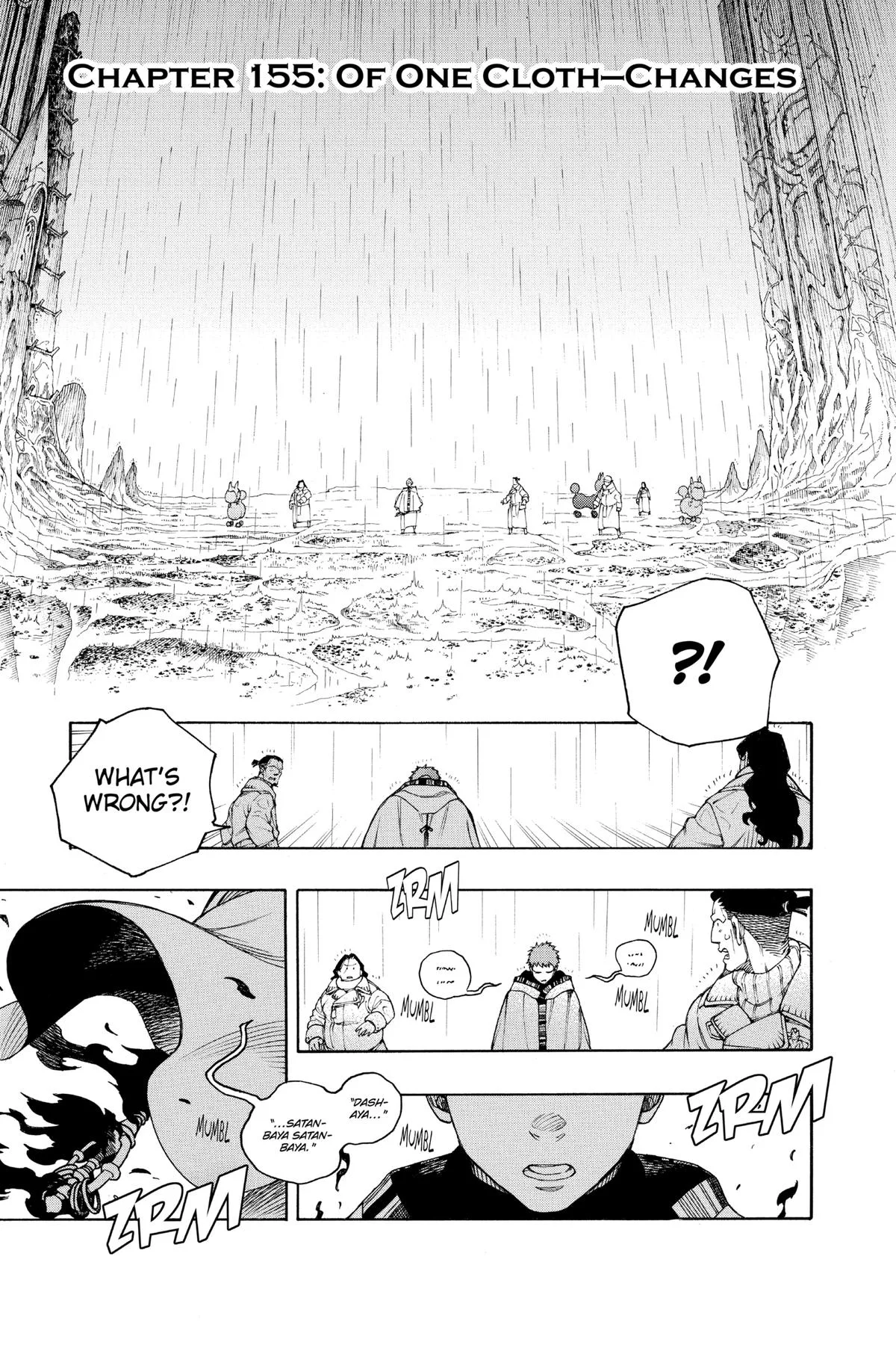 Blue Exorcist, chapter 155, page 1