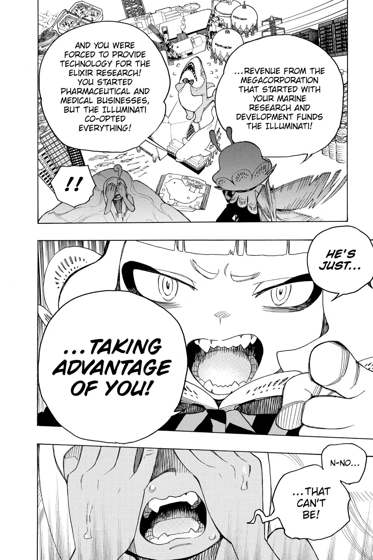 Blue Exorcist, chapter 155, page 14
