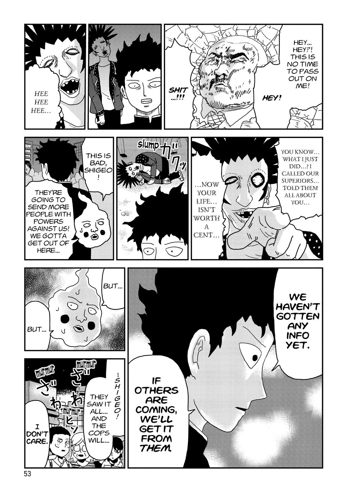 Mob Psycho 100, chapter 77, page 17