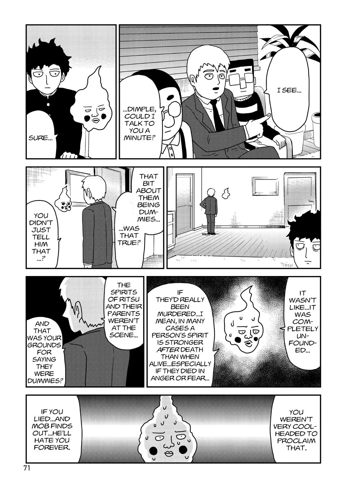 Mob Psycho 100, chapter 78, page 15