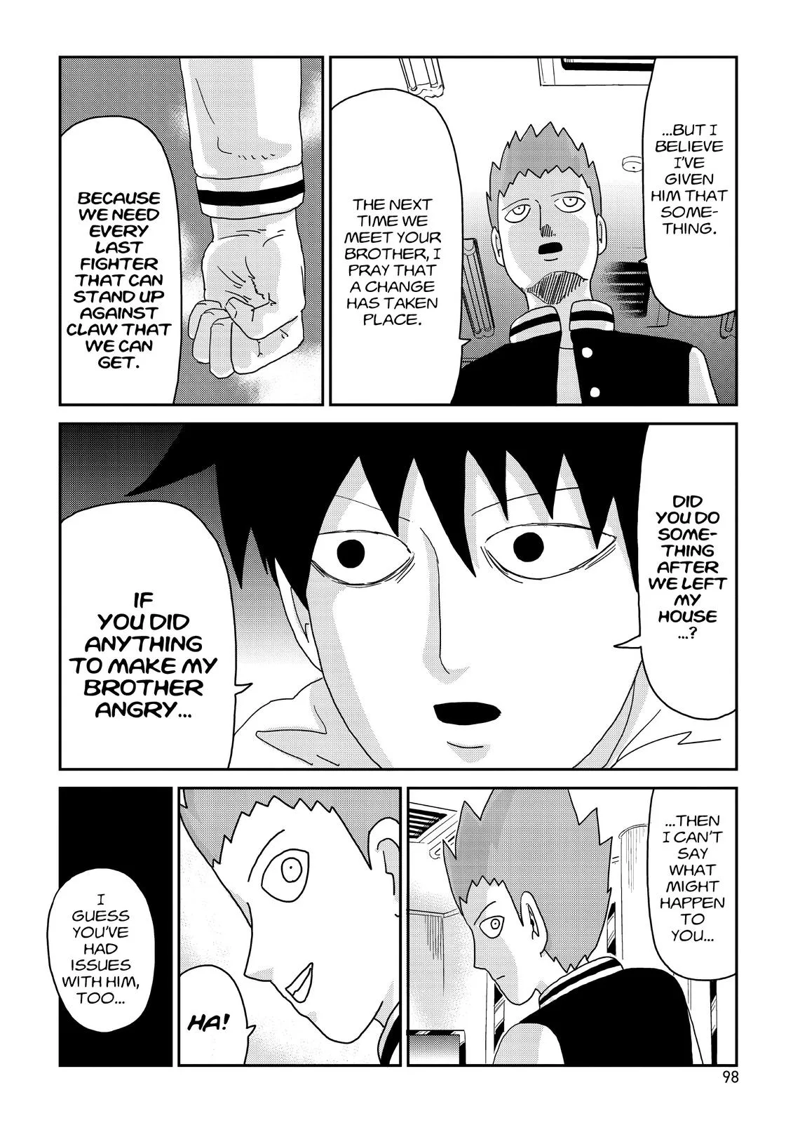 Mob Psycho 100, chapter 79, page 18