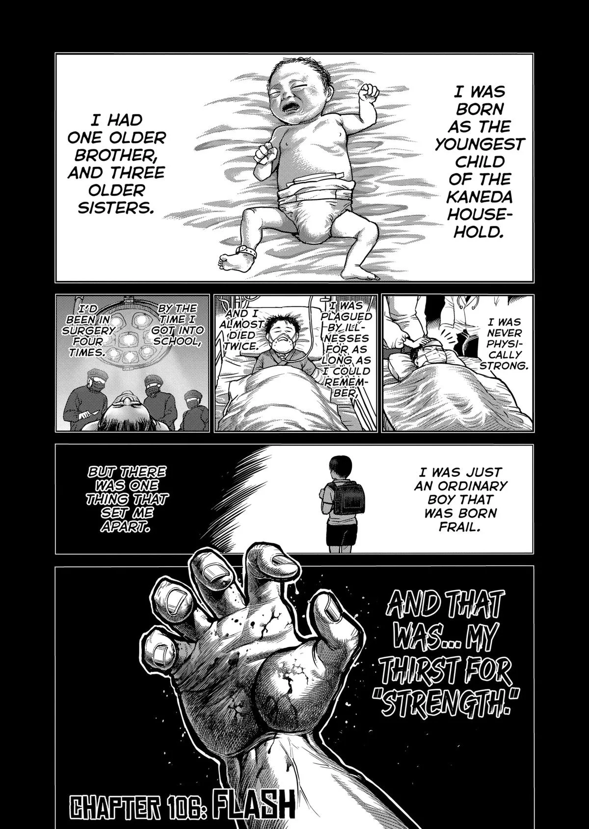 Kengan Ashura, chapter 106, page 1