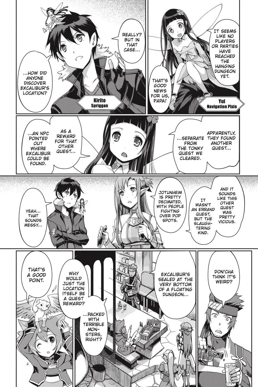 Sword Art Online - Calibur, chapter 1, page 12
