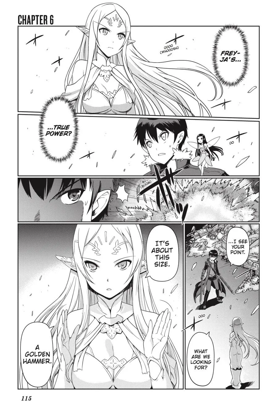 Sword Art Online - Calibur, chapter 6, page 1
