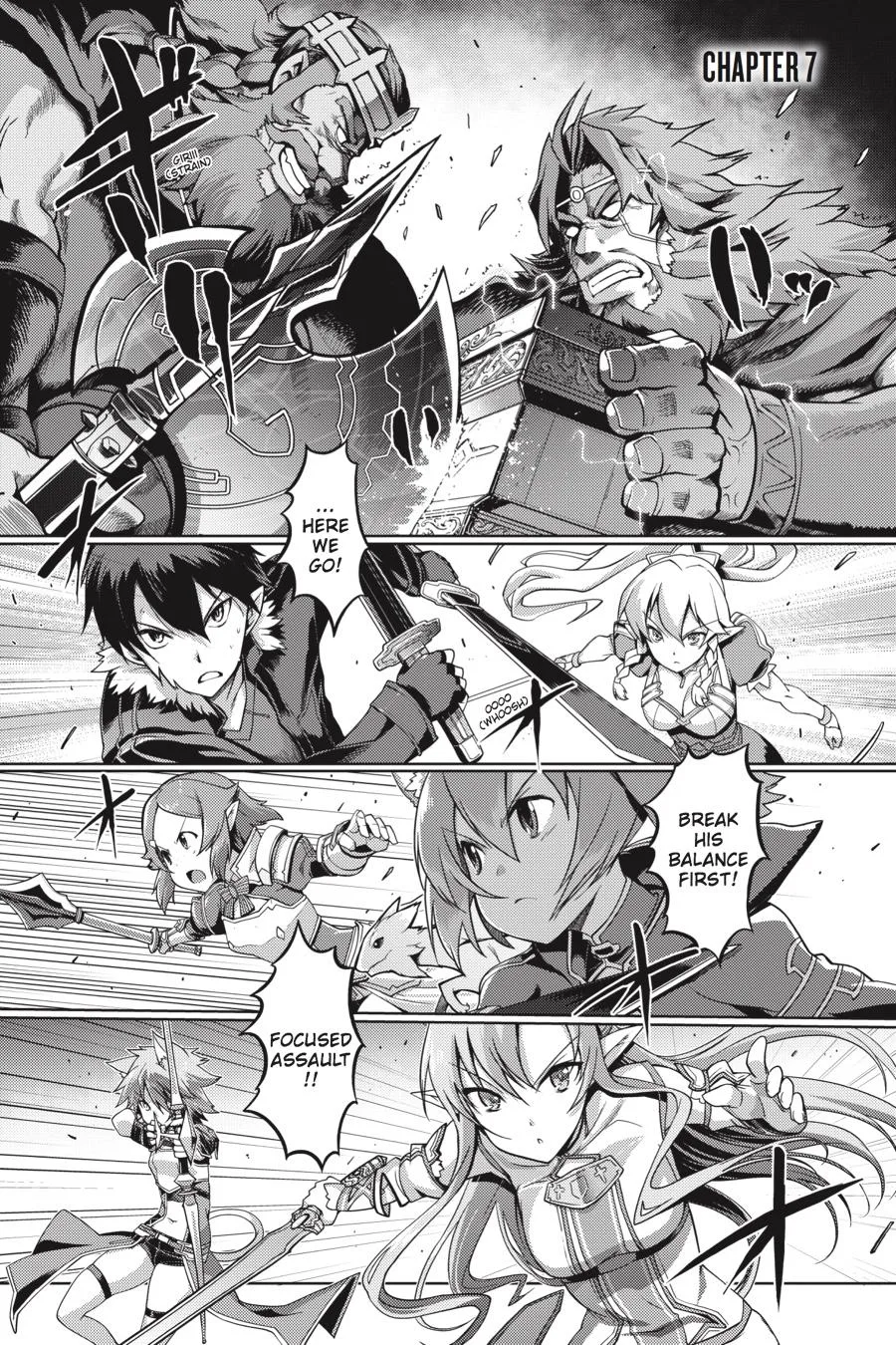 Sword Art Online - Calibur, chapter 7, page 1
