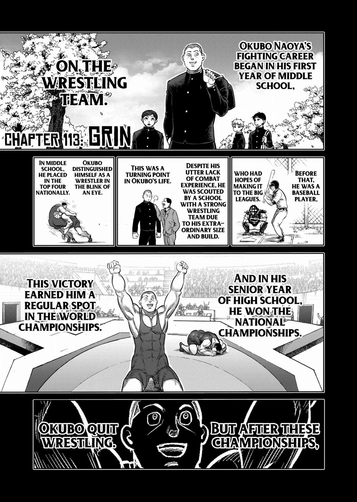 Kengan Ashura, chapter 113, page 1