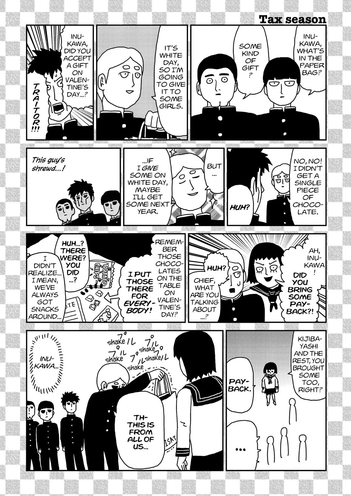 Mob Psycho 100, chapter 83.5, page 4