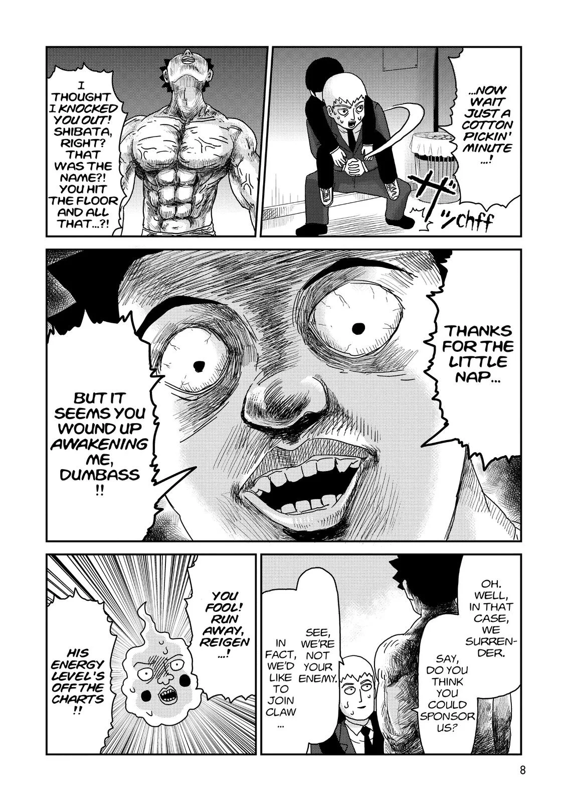Mob Psycho 100, chapter 84, page 9