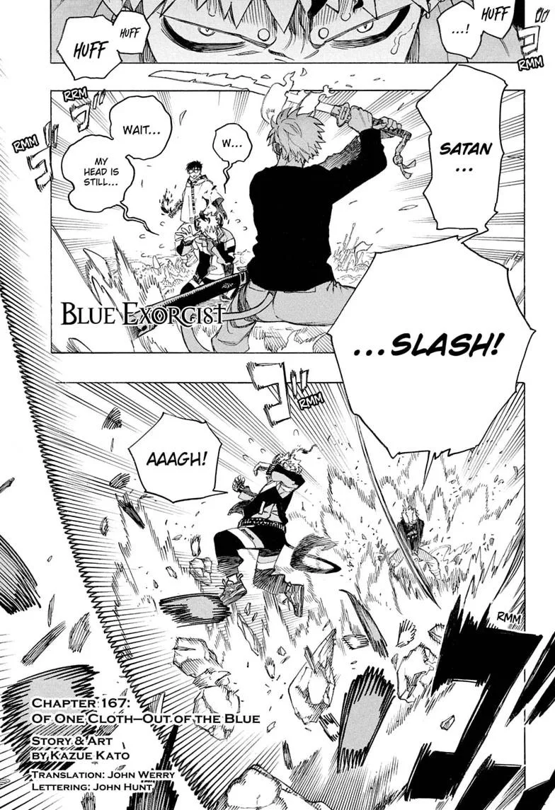 Blue Exorcist, chapter 167, page 1