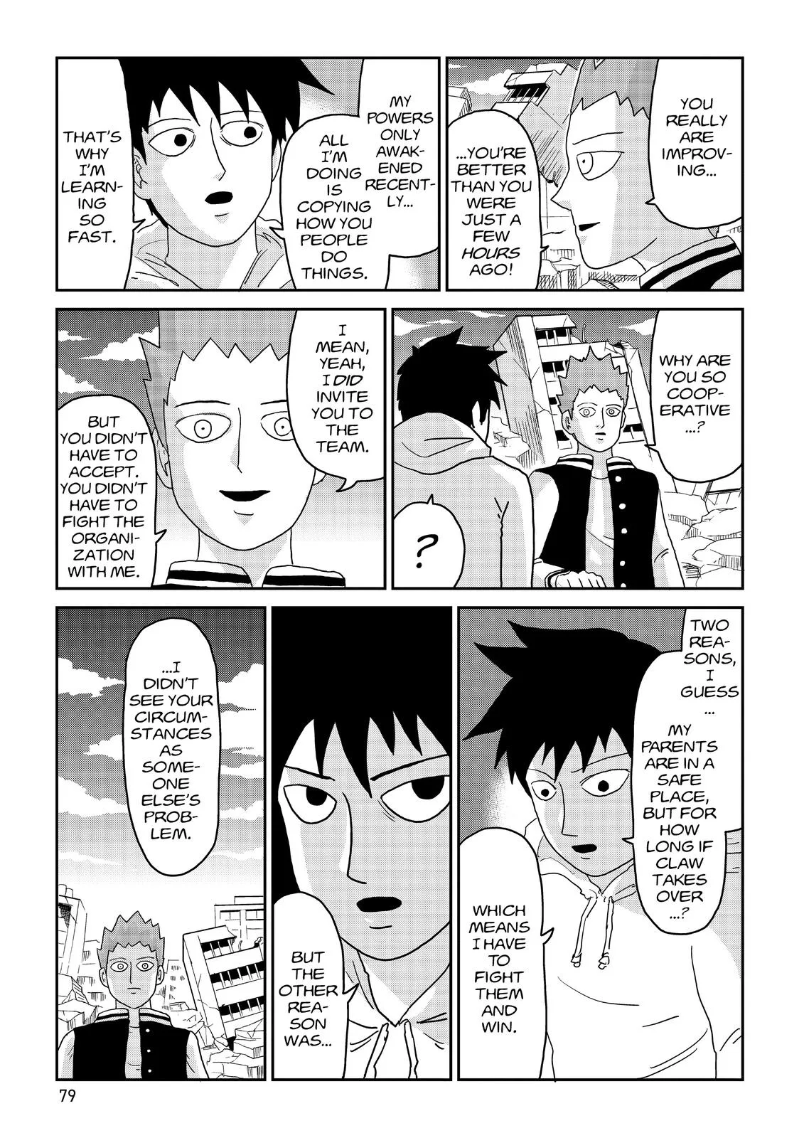 Mob Psycho 100, chapter 86, page 13