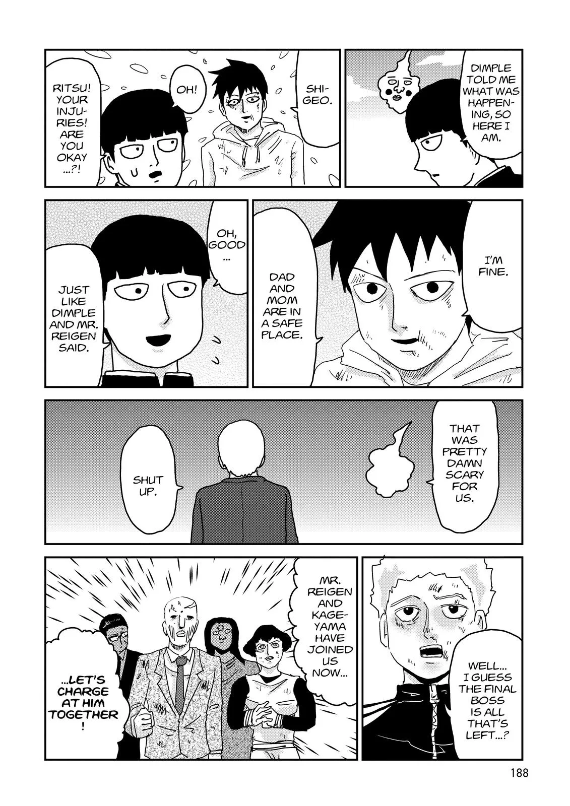 Mob Psycho 100, chapter 88, page 48