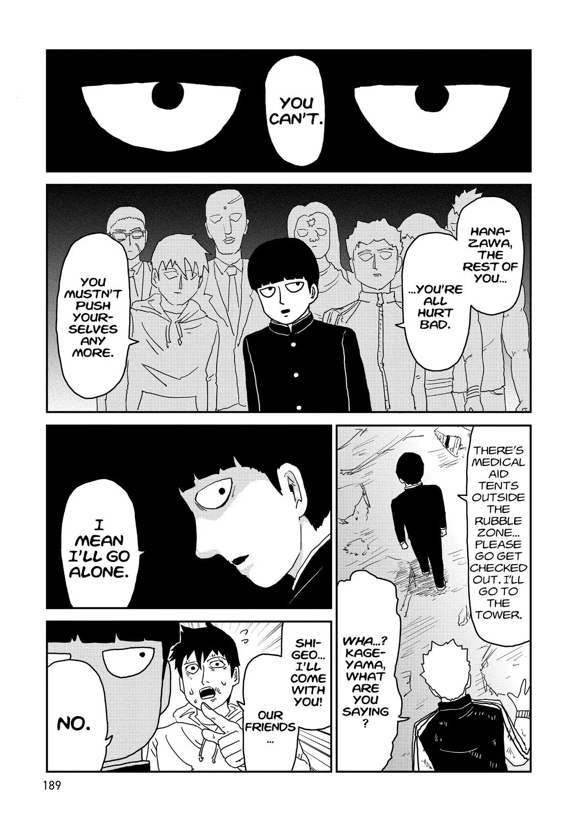 Mob Psycho 100, chapter 88, page 49