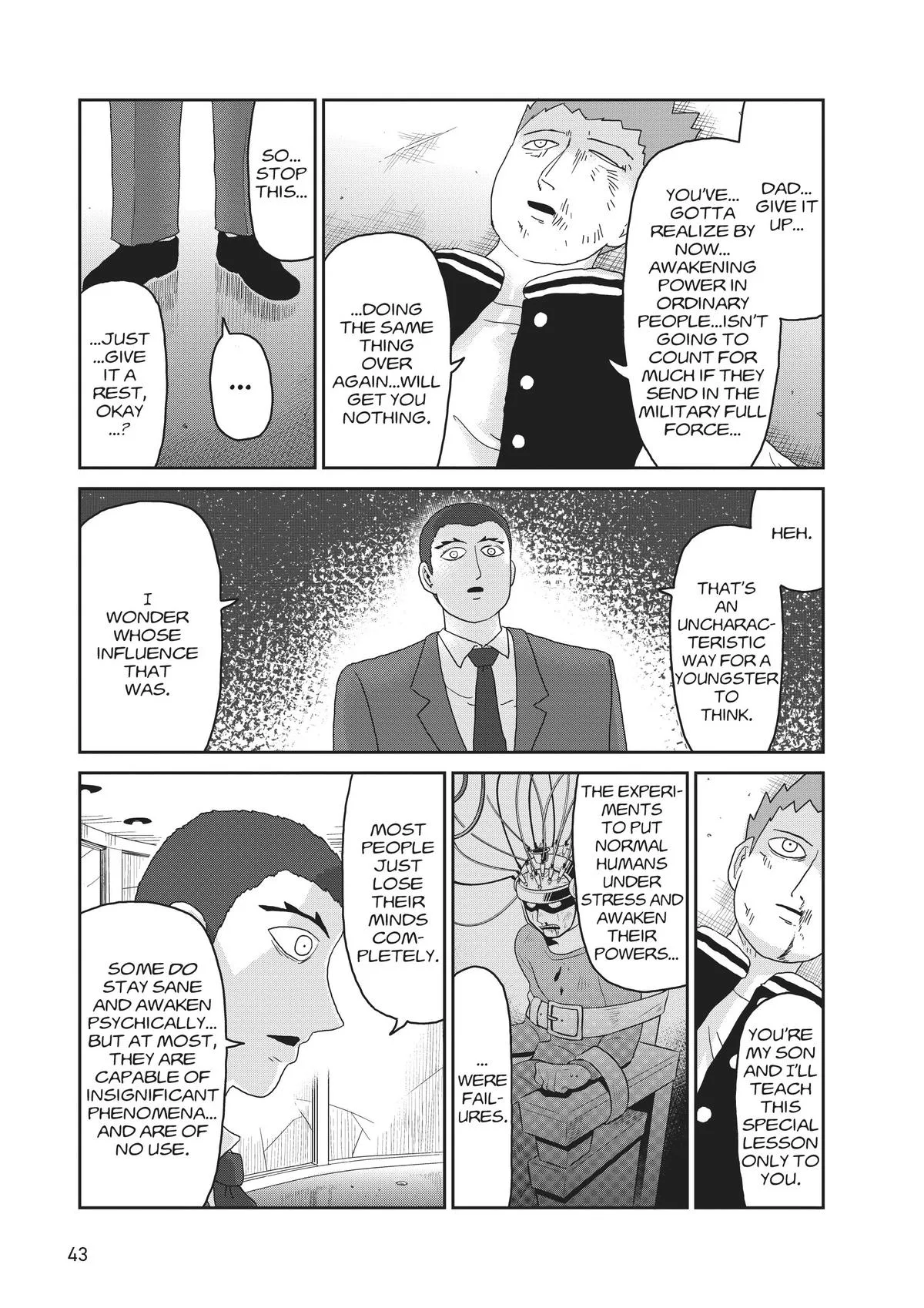 Mob Psycho 100, chapter 89, page 44