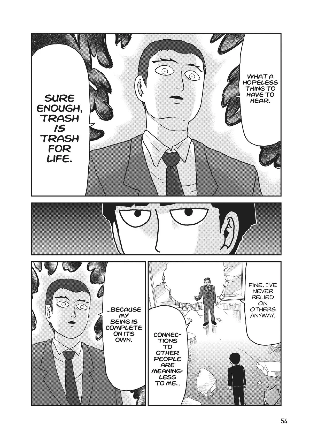 Mob Psycho 100, chapter 89, page 55