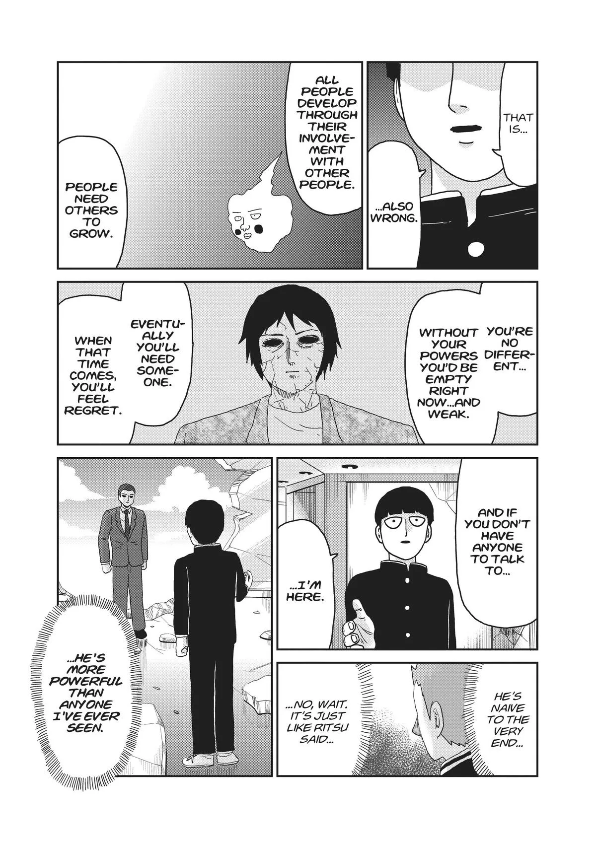 Mob Psycho 100, chapter 89, page 56