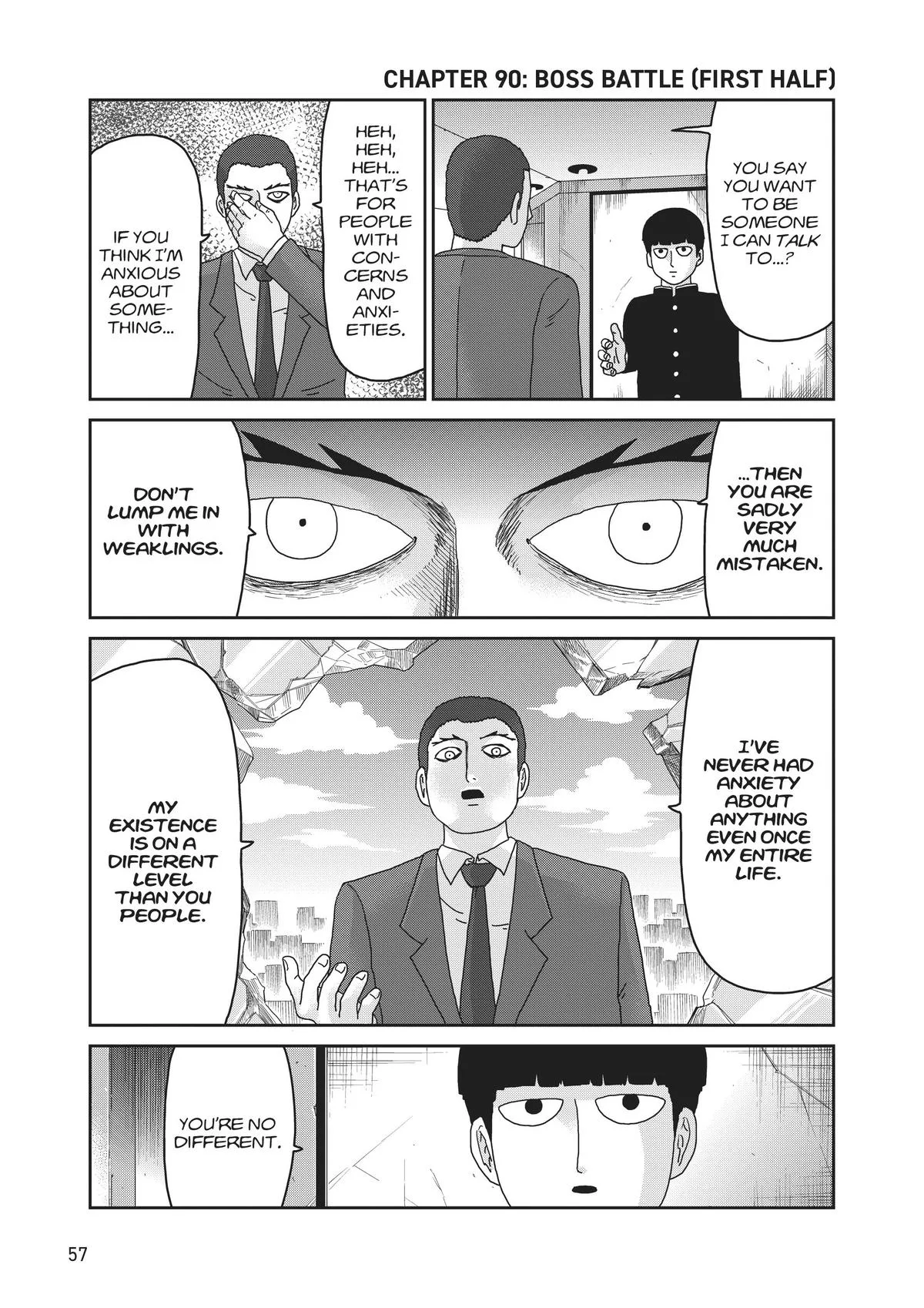 Mob Psycho 100, chapter 90, page 1