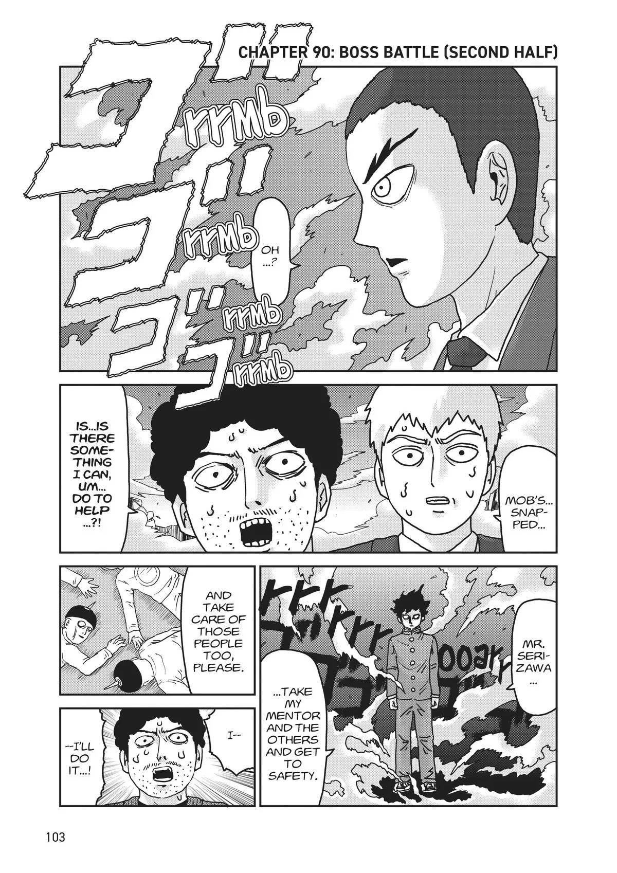 Mob Psycho 100, chapter 90, page 44